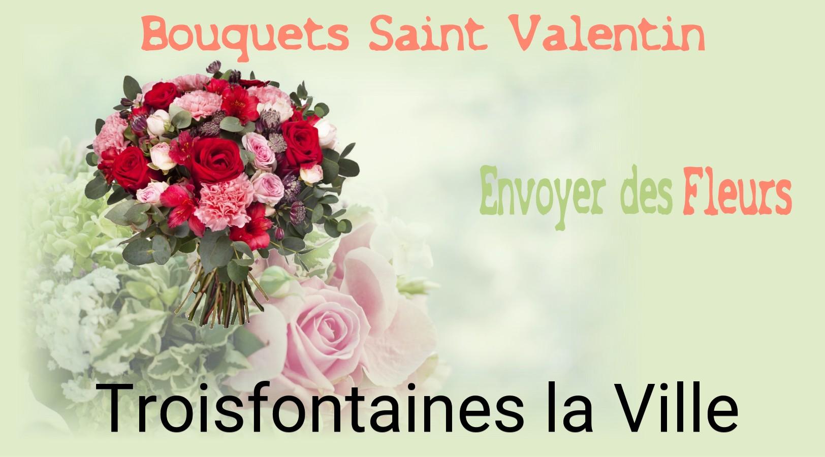 Roses de Saint-Valentin livrées à Troisfontaines-la-Ville